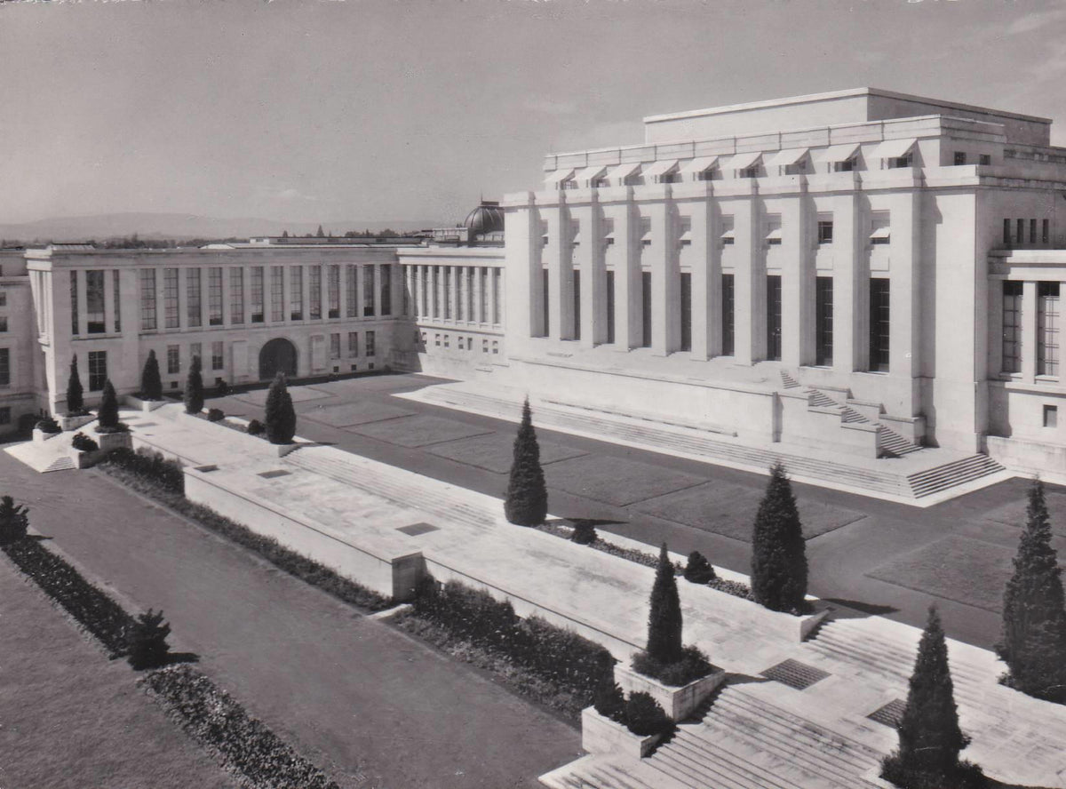 POSTAL 19134: GENOVA: PALACIO DE LAS NACIONES