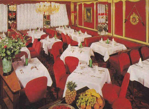 POSTAL 19136: ZURICH: SALON DE RESTAURANTE ZUM ROTEN GATTER
