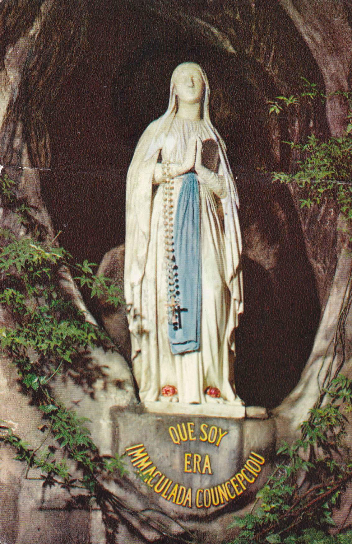 POSTAL 19148: VIRGEN DE LOURDES
