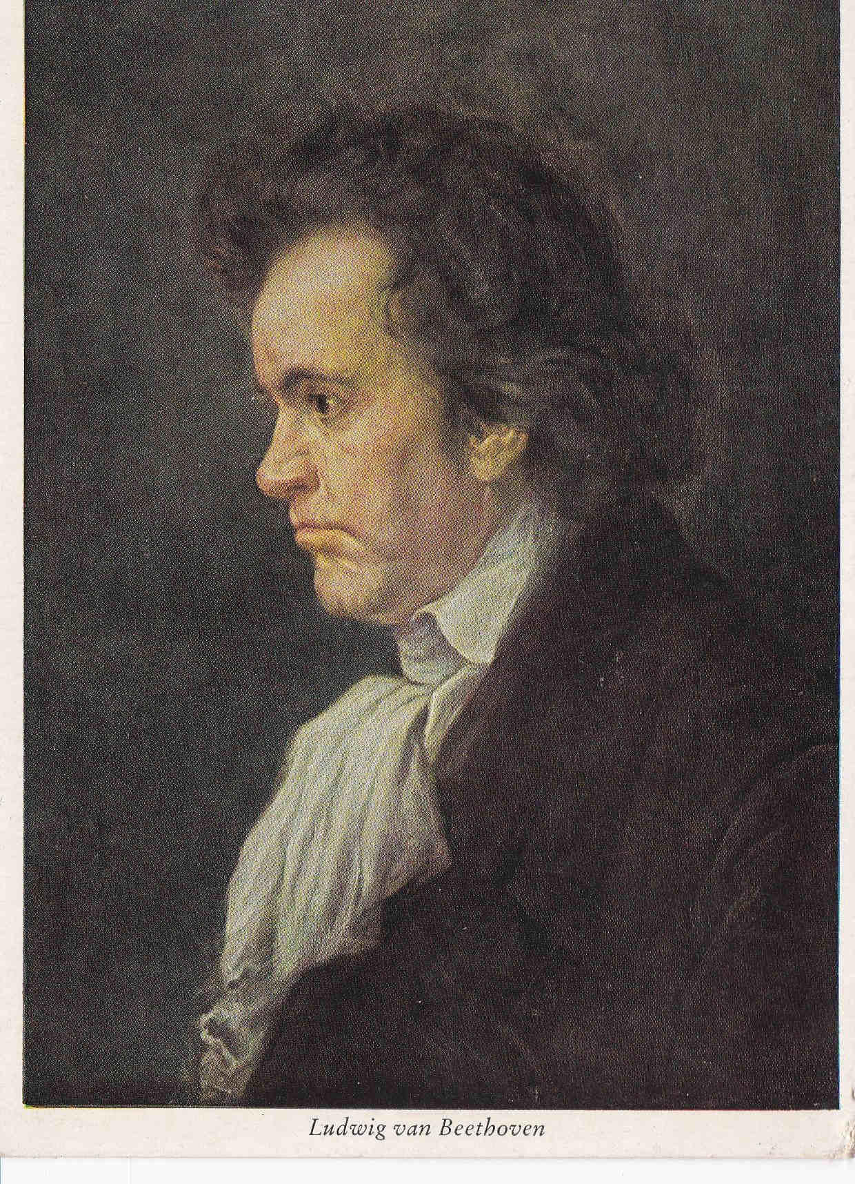 POSTAL 19152: HANS BEST: LUDWIG VAN BEETHOVEN