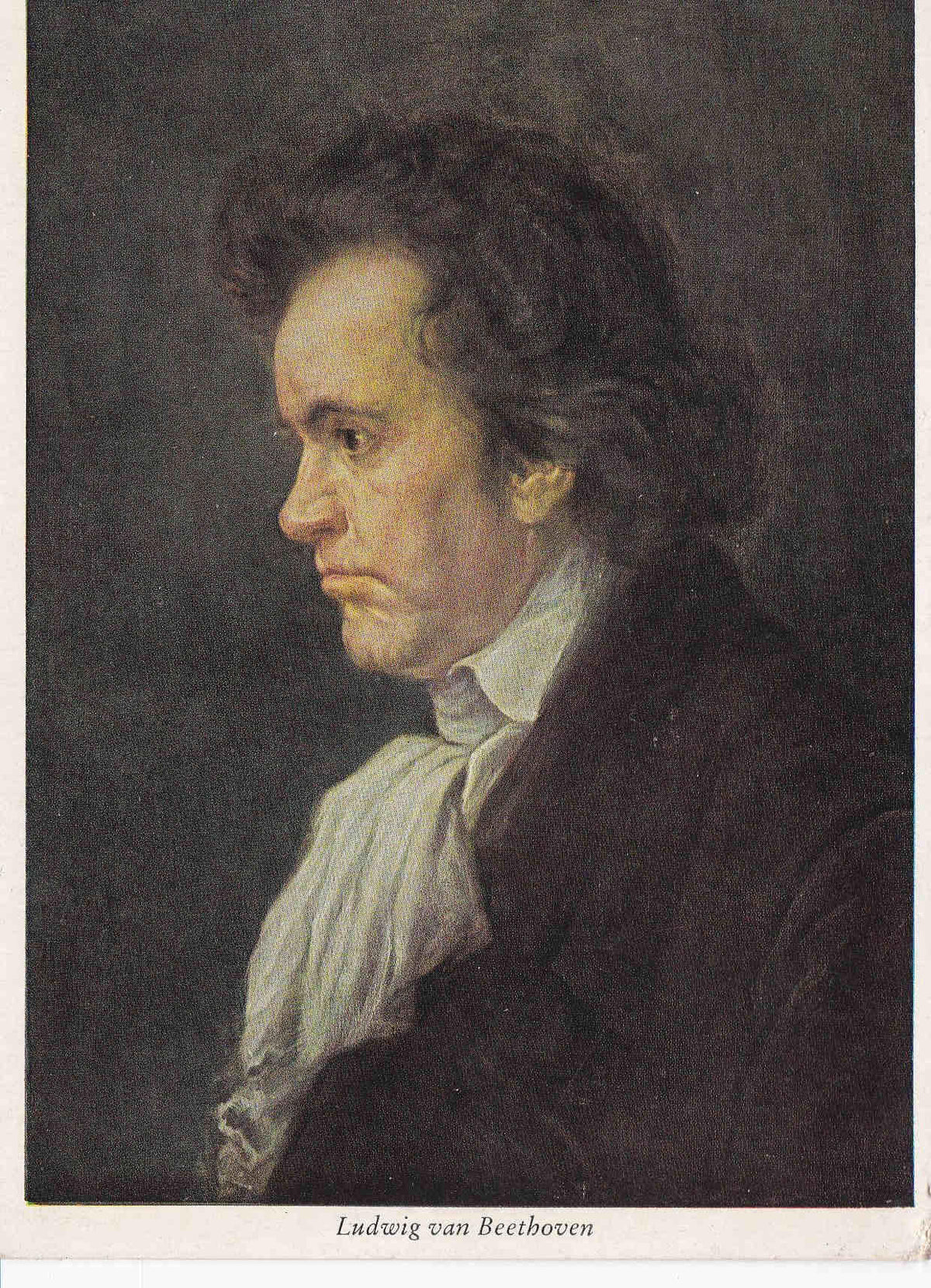 POSTAL 19152: HANS BEST: LUDWIG VAN BEETHOVEN