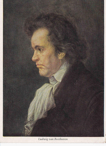 POSTAL 19152: HANS BEST: LUDWIG VAN BEETHOVEN
