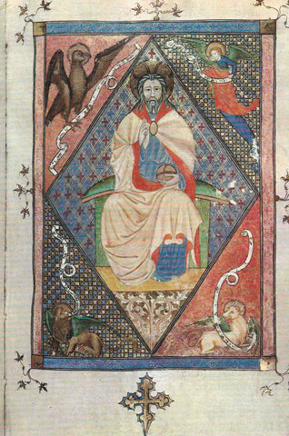 POSTAL 19160: PANTOCRATOR: MINIATURA DEL MISAL SANT CUGAT DEL VALLES