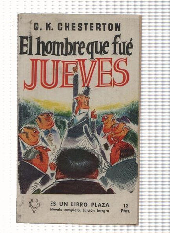 LIbro Plaza numero 46: El hombre que fue jueves