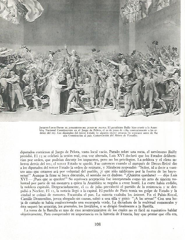 LAMINA 9830: El juramento del juego de pelota por Jacques-Louis David