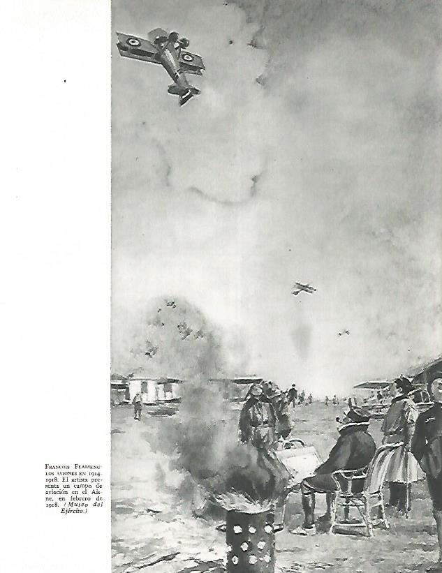 LAMINA 9878: Los aviones en 1914-1918 por F. Flamerng