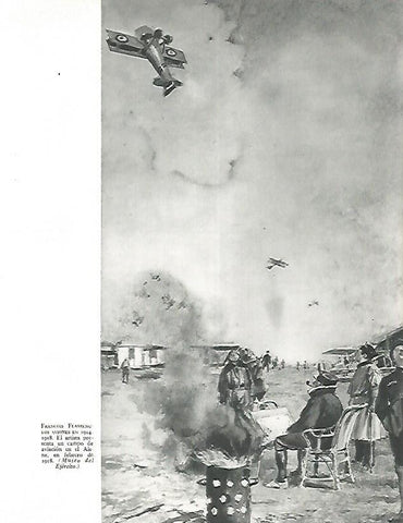 LAMINA 9878: Los aviones en 1914-1918 por F. Flamerng