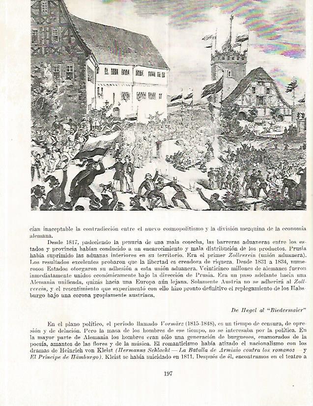 LAMINA 9968: Manifestacion estudiantil en Waterburgo el 12 de junio de 1848