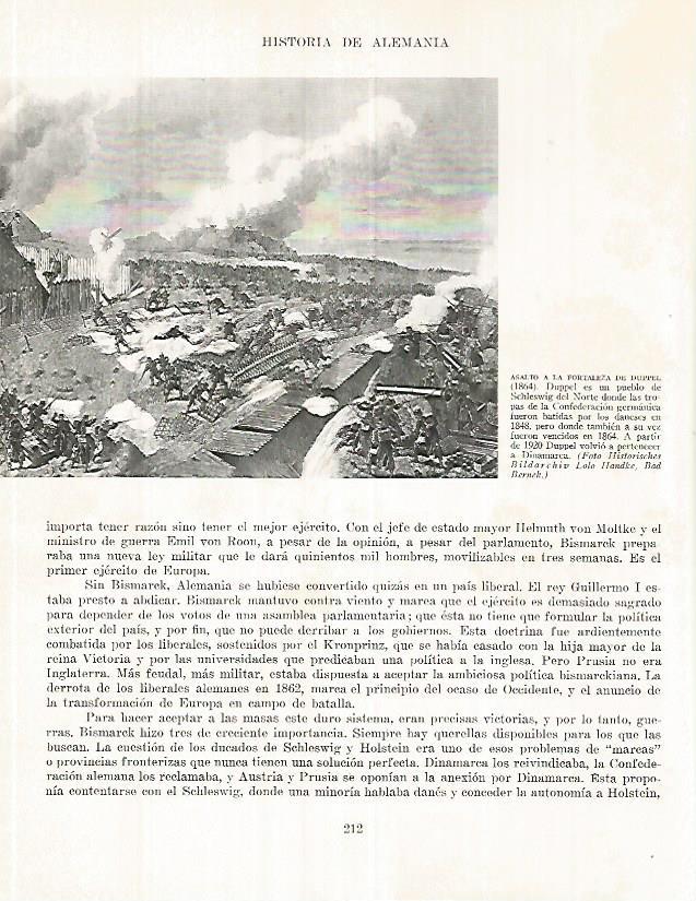 LAMINA 9975: Asalto a la fortaleza de Duppel en 1864