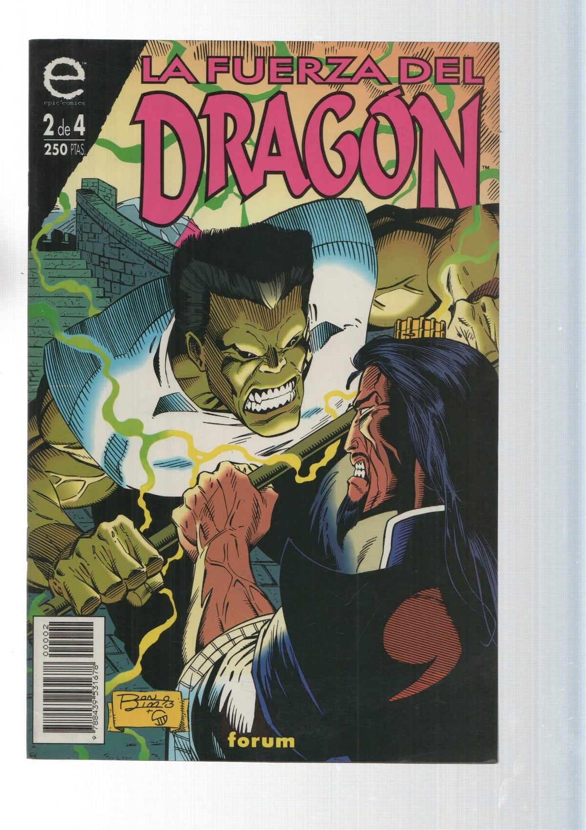 La Fuerza del Dragon numero 2: Partir el espinazo del dragon