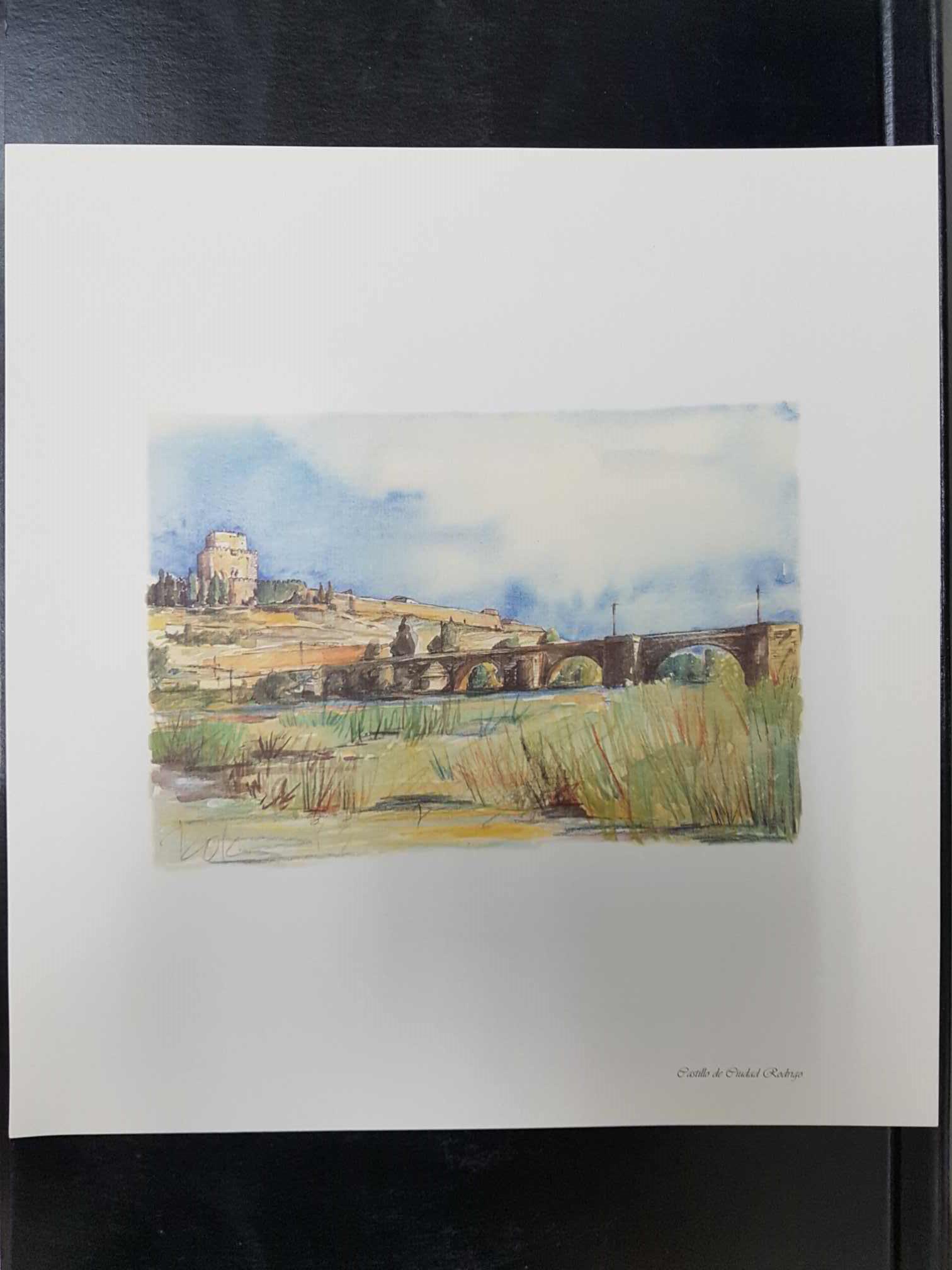 Lamina de Salamanca: Castillo de Ciudad Rodrigo