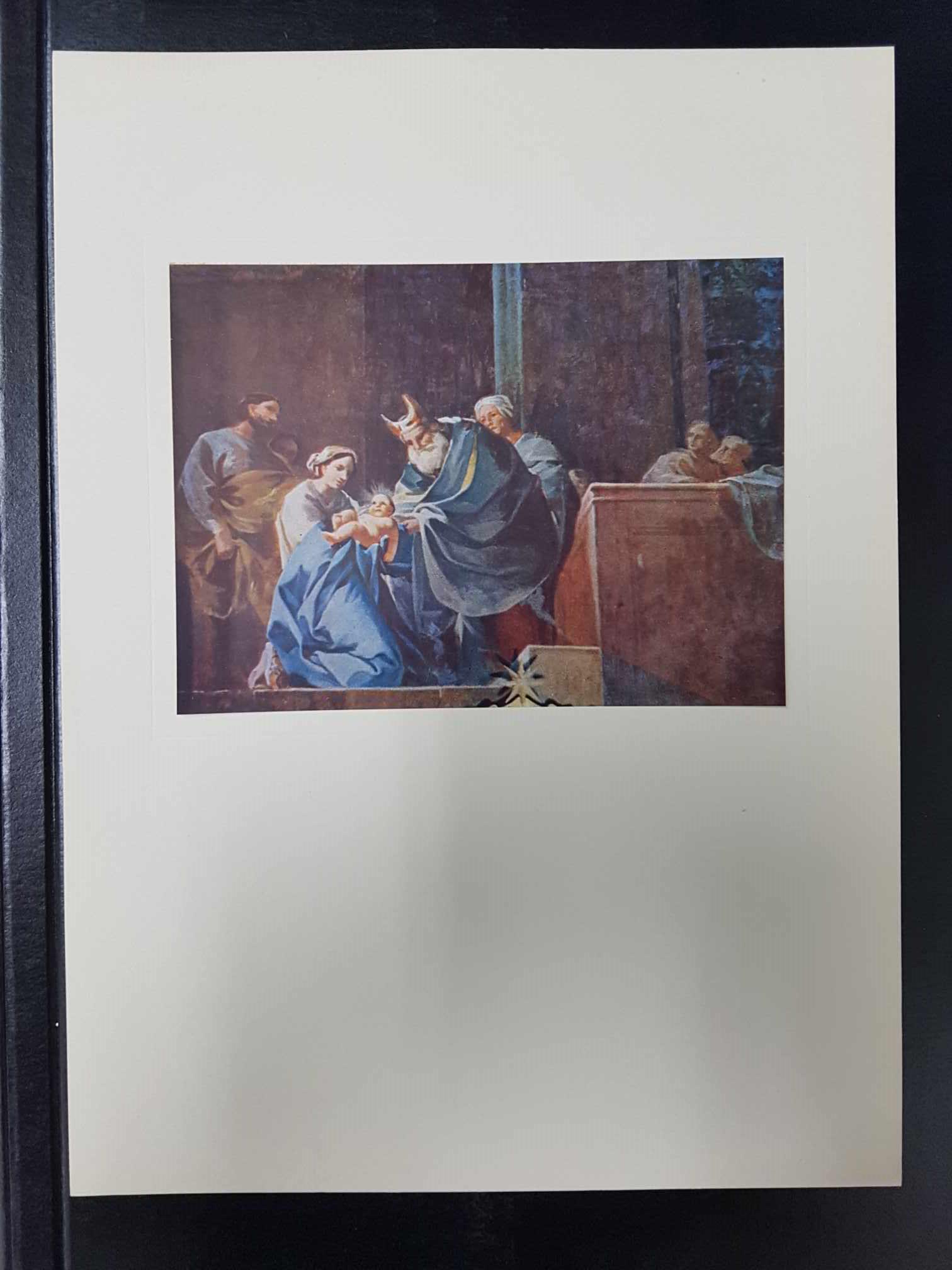 Lamina Pintura de Goya  de La Presentacion en la cartuja de Miraflores de Zaragoza