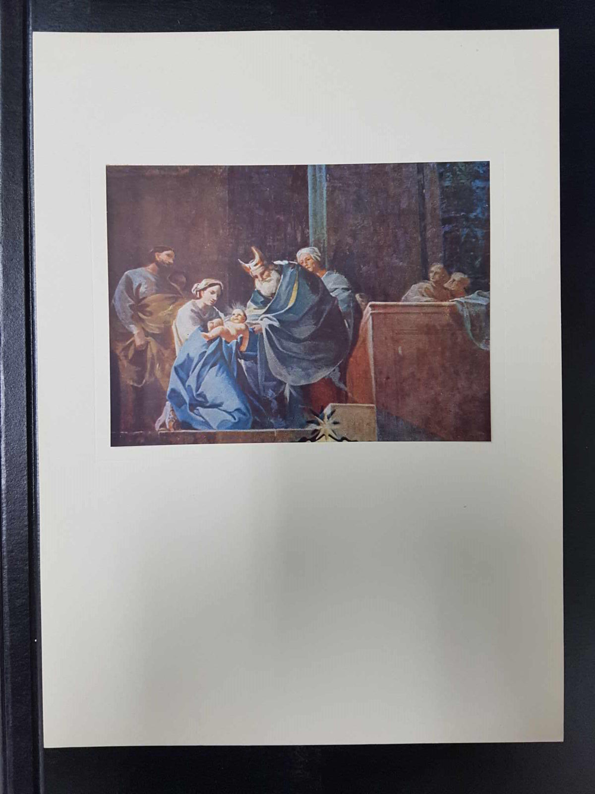 Lamina Pintura de Goya  de La Presentacion en la cartuja de Miraflores de Zaragoza