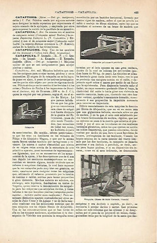 LAMINA ESPASA 3008: Catapulta