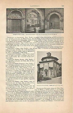LAMINA ESPASA 3039: Catedral de Castiglione Olona Italia