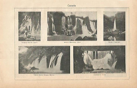 LAMINA ESPASA 3068: Cascada