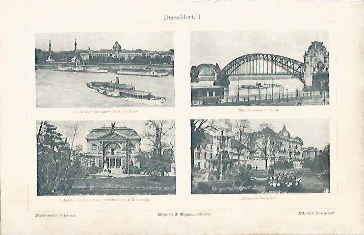 LAMINA ESPASA 3200: Edificios de Dusseldorf Alemania