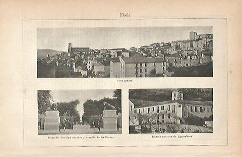 LAMINA ESPASA 3216: Vistas de Eboli Italia