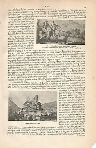 LAMINA ESPASA 3398: Toma del castillo de Foix por Felipe el Atrevido