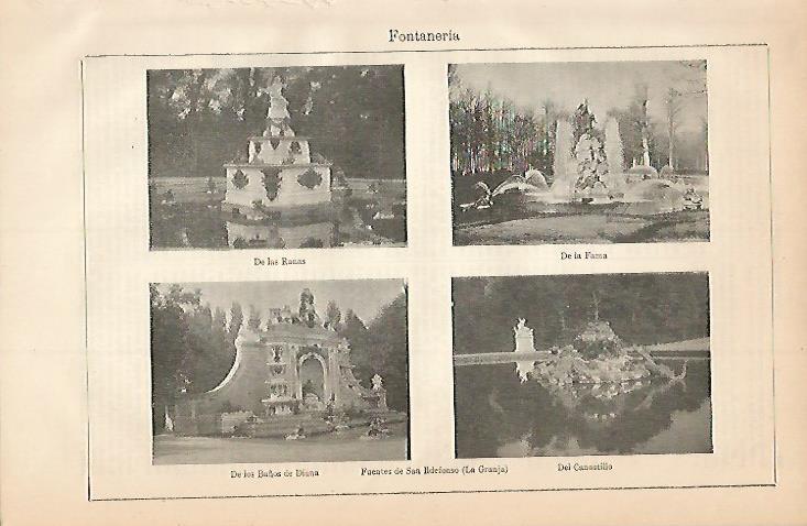 LAMINA ESPASA 3410: Fuentes de La Granja de San ildefonso