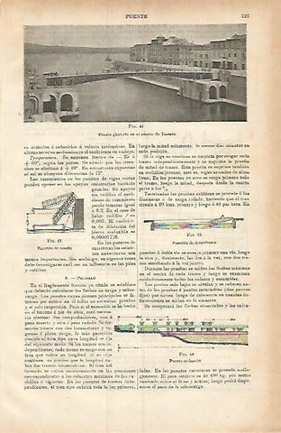 LAMINA ESPASA 3695: Puente giratorio en Tarento