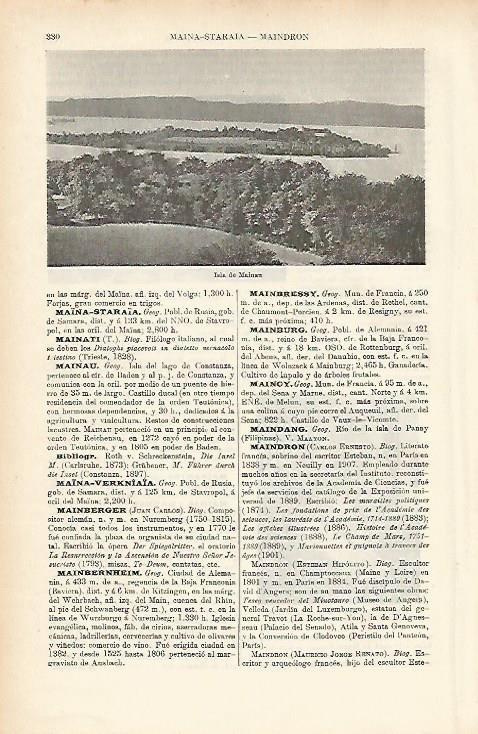 LAMINA ESPASA 3897: Isla de Mainau