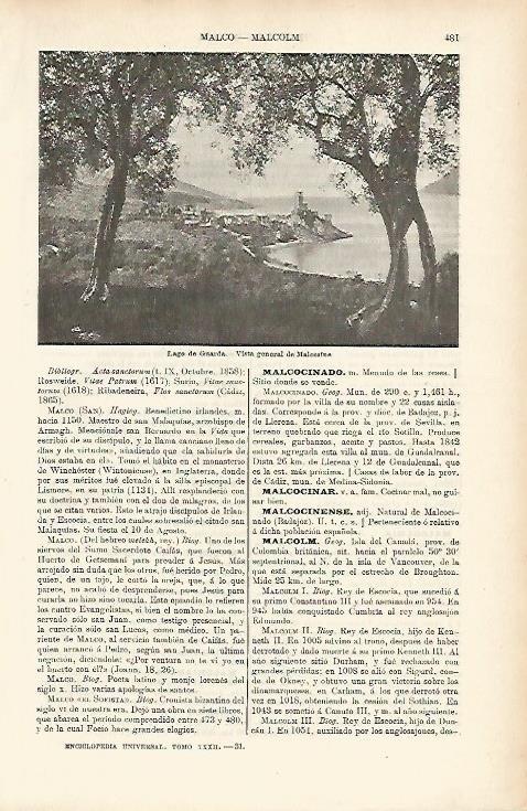 LAMINA ESPASA 3925: Lago de Guarda