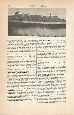 LAMINA ESPASA 3040: Vista general de Castiglion dei Lago Italia
