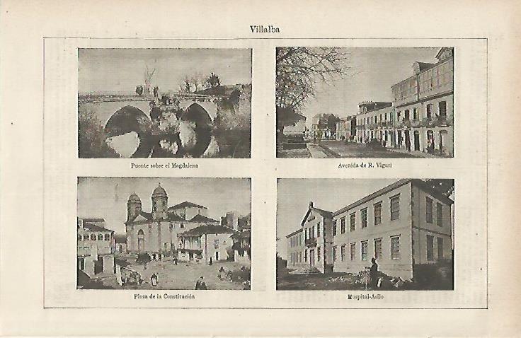 LAMINA DE ESPASA 306: Vistas de Villalba