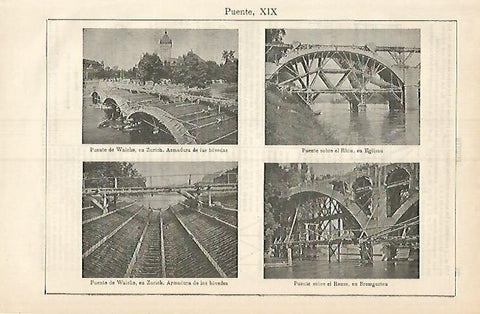 LAMINA ESPASA 3719: puentes de Zurich