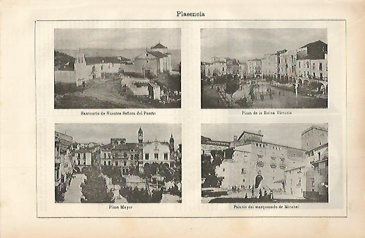 LAMINA ESPASA 3280: Edificios de Plasencia Caceres