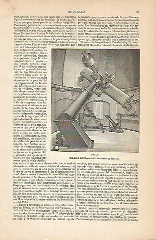 LAMINA ESPASA 3449: Refractor del Observatorio Astrofisico de Postdam