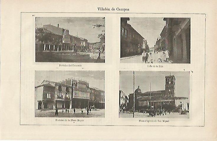 LAMINA DE ESPASA 305: Vistas de Villalon de Campos I