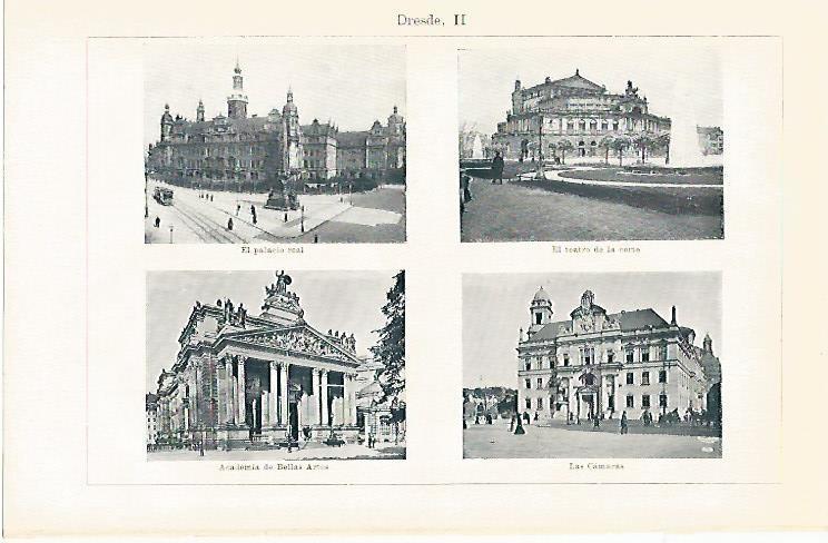 LAMINA ESPASA 3148: Edificios de Dresde Alemania