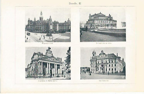 LAMINA ESPASA 3148: Edificios de Dresde Alemania