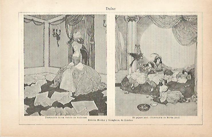 LAMINA ESPASA 3164:  Ilustraciones de Dulac edicion Hodder y Stoughton Londres