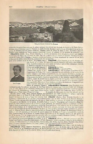 LAMINA ESPASA 3505: Vista de Frascati Italia