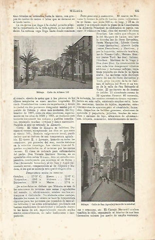 LAMINA ESPASA 3905: Calles de Malaga