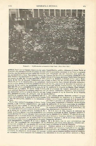 LAMINA DE ESPASA 343: Rumania. Alcaldes aclamando al rey Carol