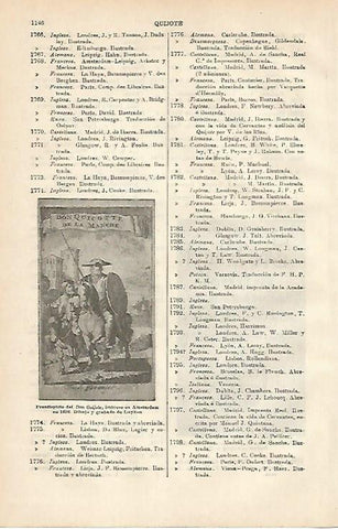 LAMINA ESPASA 3828: Edicion de 1696 de El Quijote grabado de Luyken