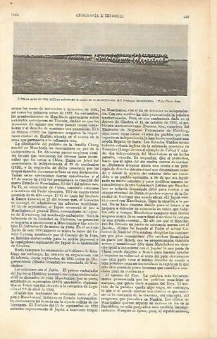 LAMINA DE ESPASA 344: Imperio Manchukuo