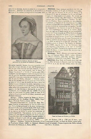 LAMINA ESPASA 3332: Retrato de Diana de Poitiers