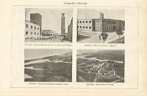 LAMINA DE ESPASA 346: Vistas de Sabaudia