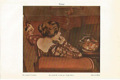 LAMINA DE ESPASA 383: Jorge Henry Los peces de colores