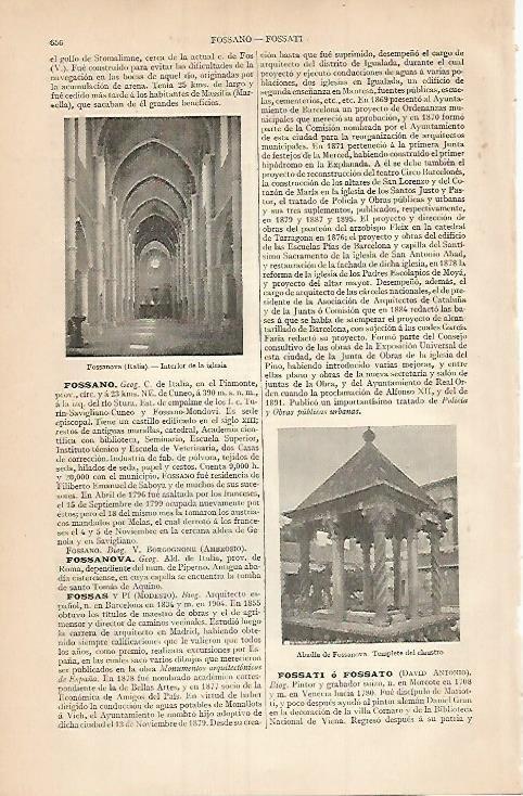 LAMINA ESPASA 3446: Fossanova Italia