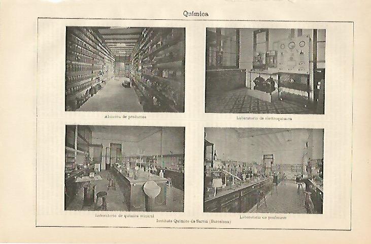 LAMINA ESPASA 3839: Instituto Quimico de Sarria Barcelona