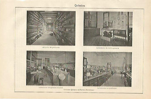 LAMINA ESPASA 3839: Instituto Quimico de Sarria Barcelona