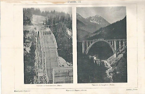 LAMINA ESPASA 3703: Viaductos en Suiza