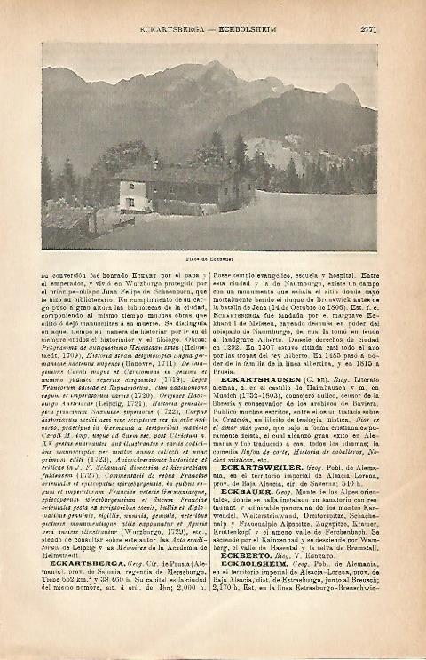 LAMINA ESPASA 3223: Picos de Eckbauer