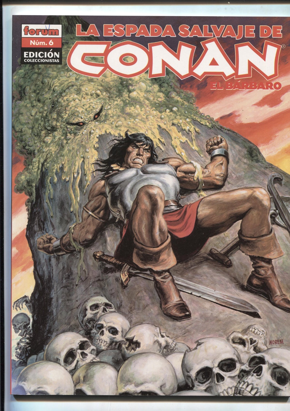 La Espada Salvaje de Conan volumen 1 tercera edicion numero 06: La maldicion del monolito